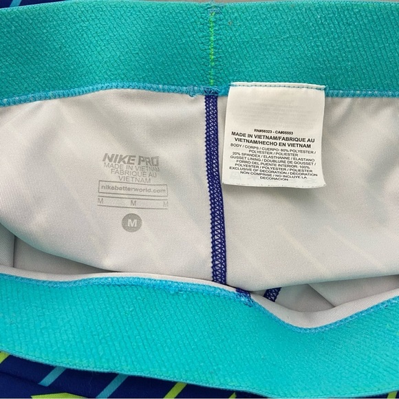 Nike Pro Core Bolt Print Compression Tights Women's 684665-455 Size M - Picture 4 of 6